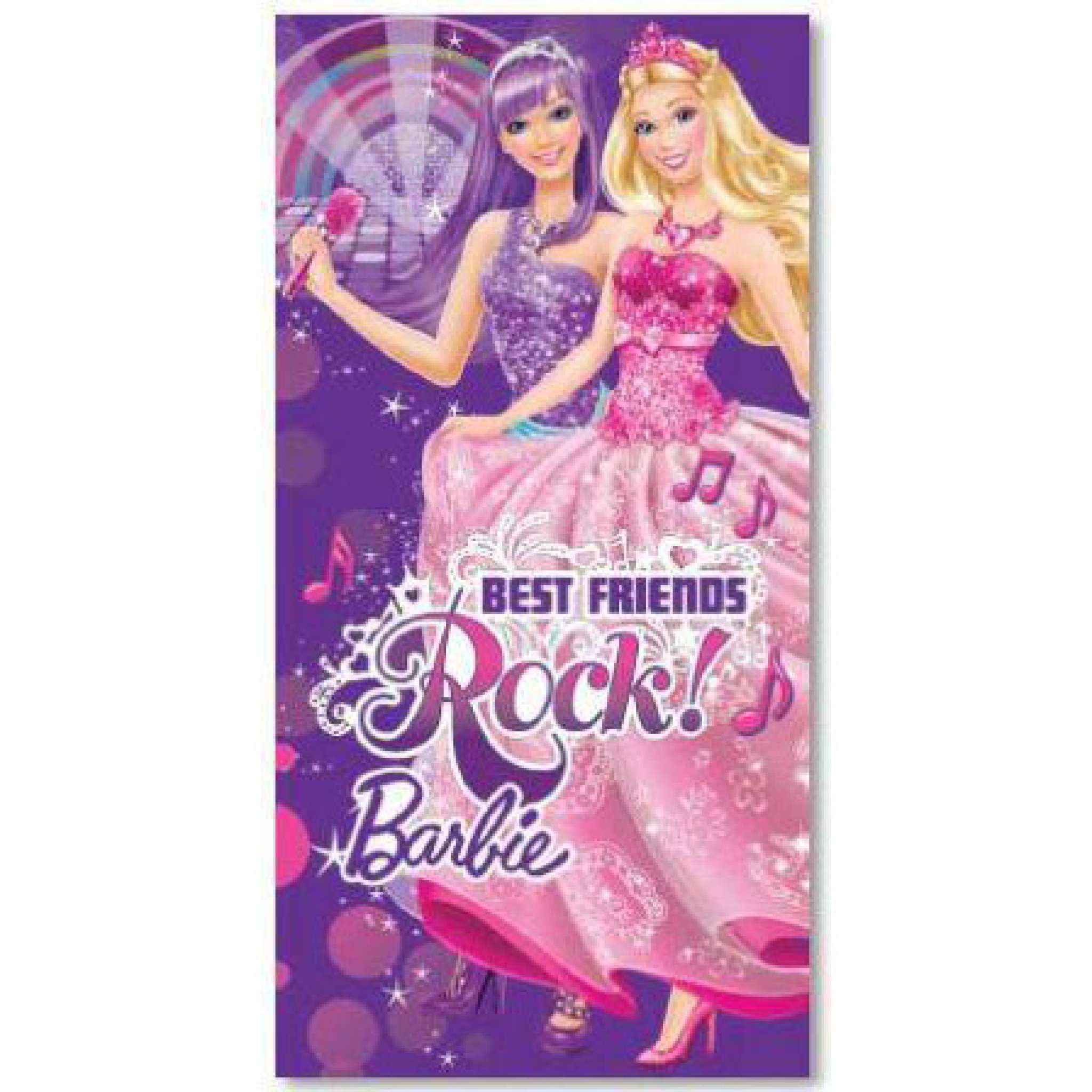 Barbie Rock Badehandtuch 