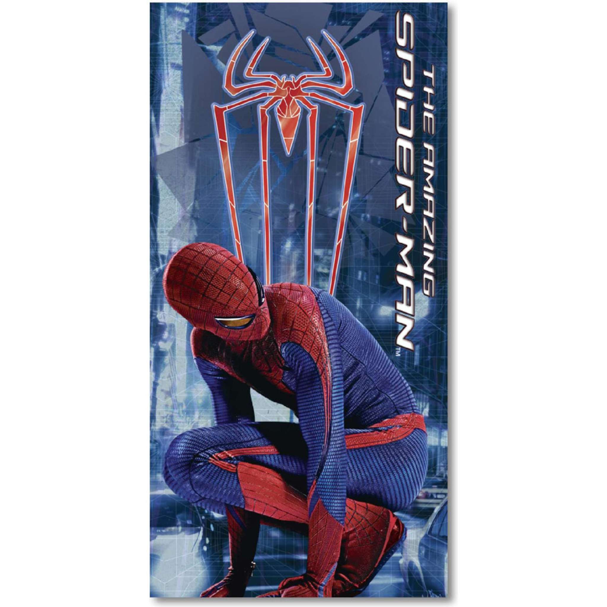 Badehandtuch, Spiderman (67x130 cm)