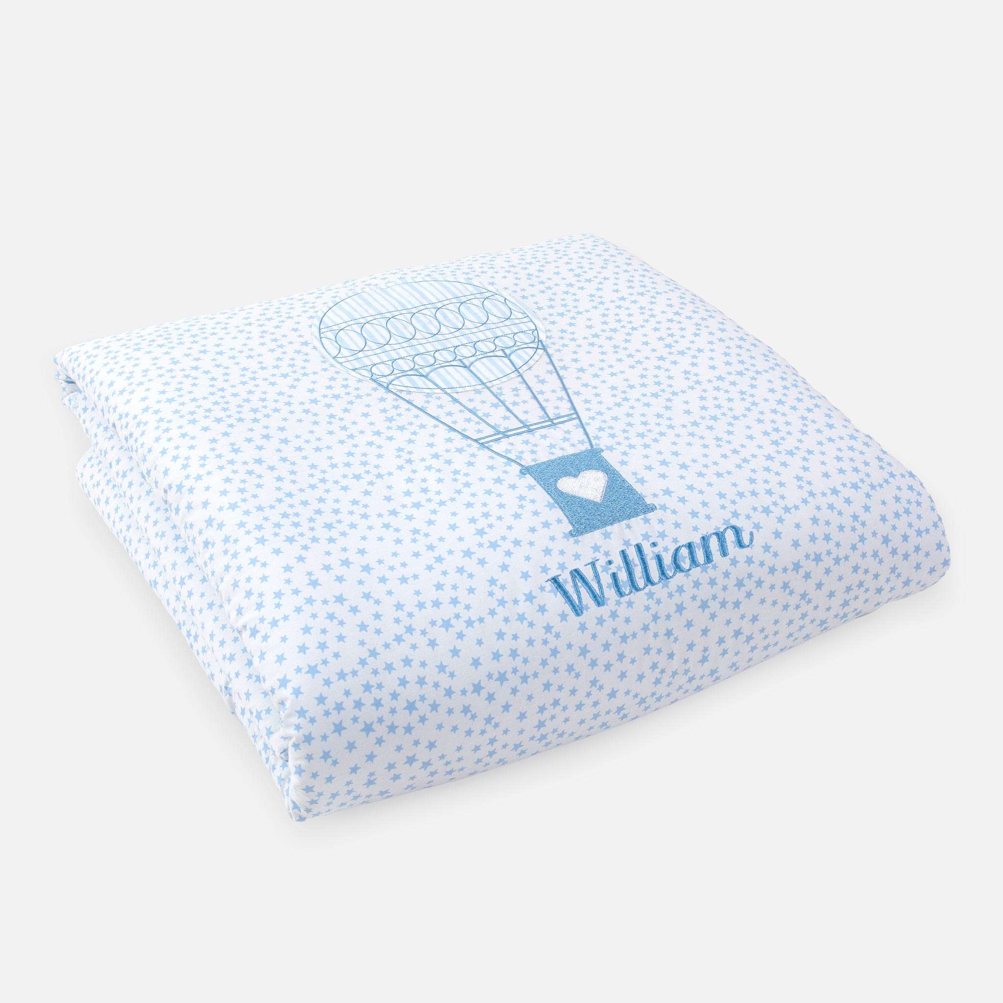 Bettüberwurf, Ballon Blue