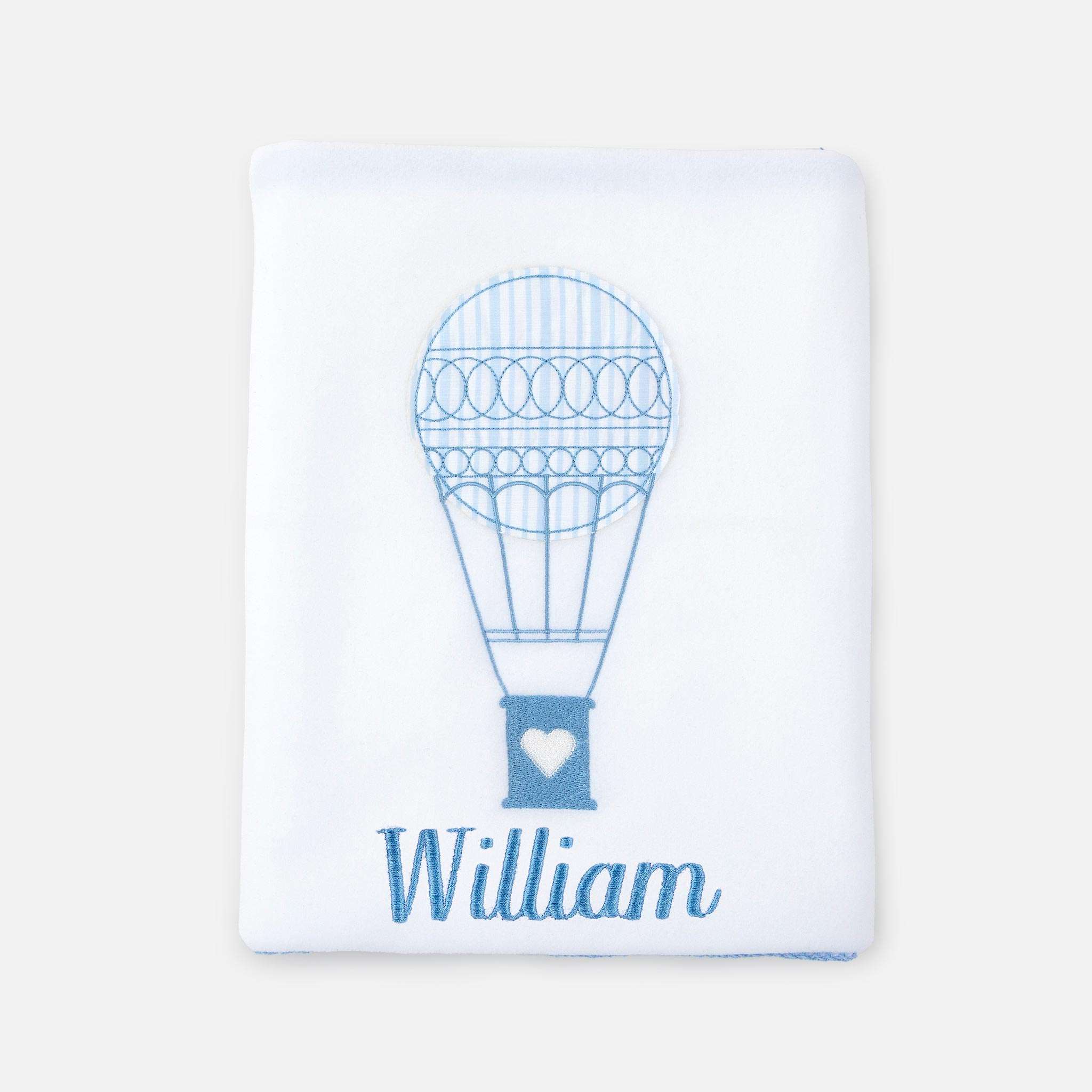 Fleecedecke, Ballon Blue