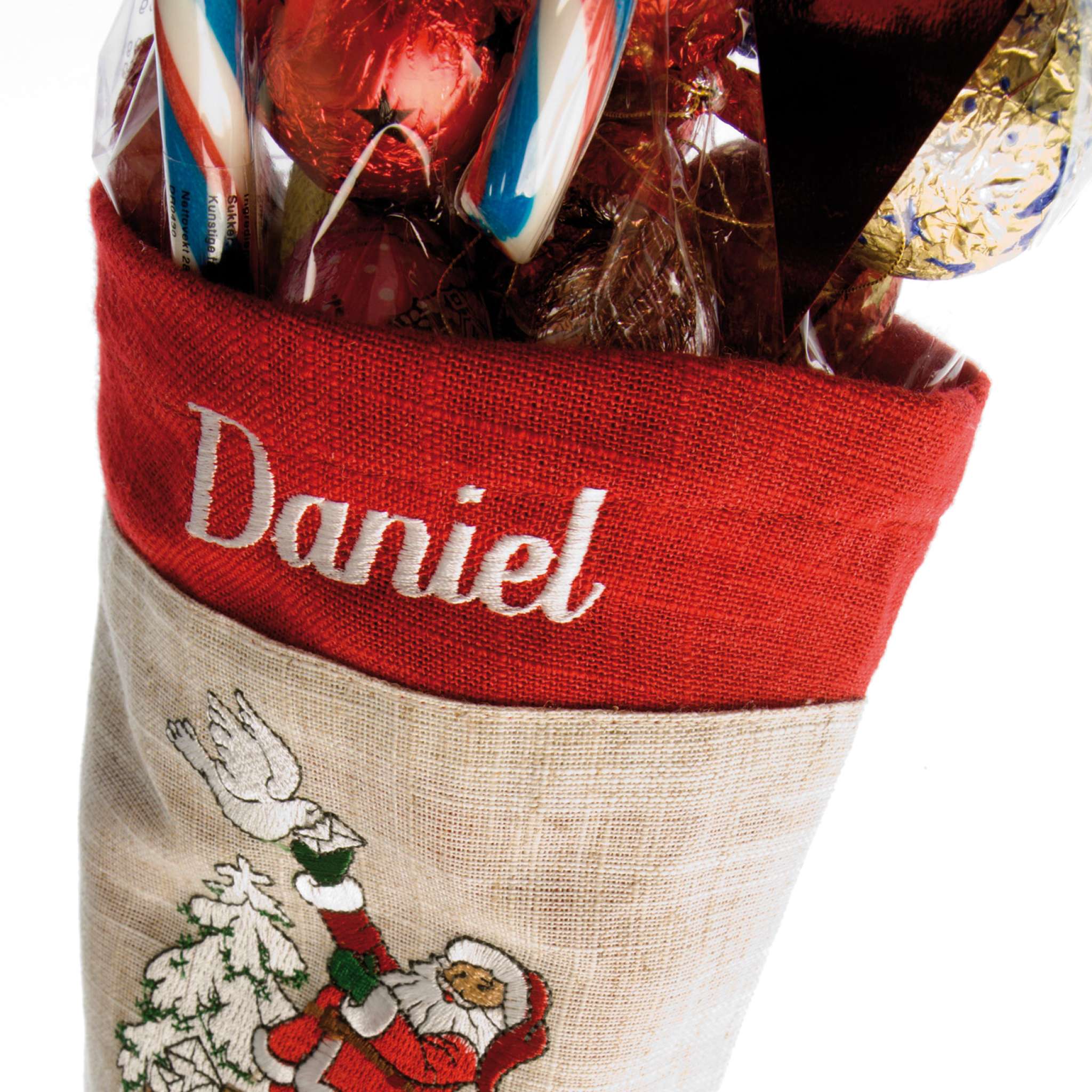 Produktbild von Heflashor Personalisiert Weihnachtsstrumpf Mit Buchstaben Große