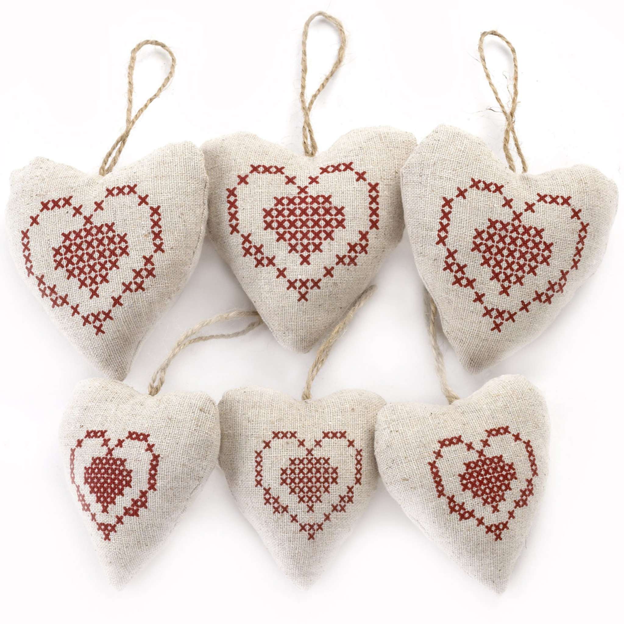 Weihnachtsbaumschmuck in Herzform