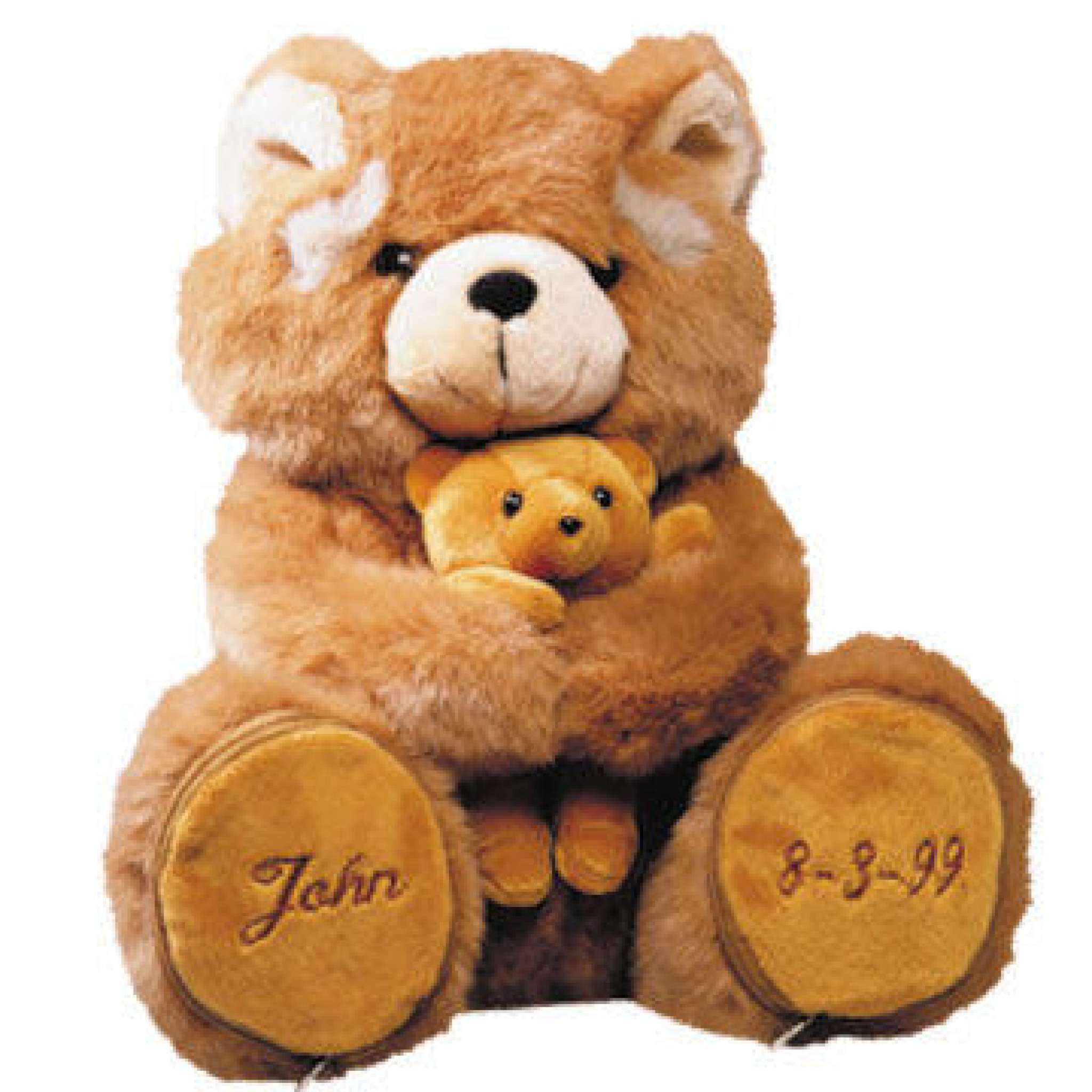 Teddybär mit Baby