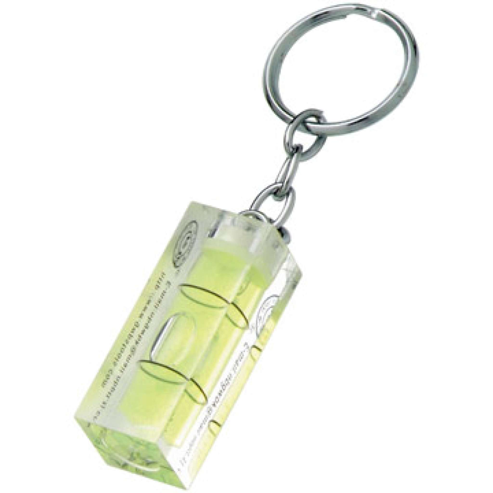 Schlüsselanhänger mit Mini-Wasserwaage