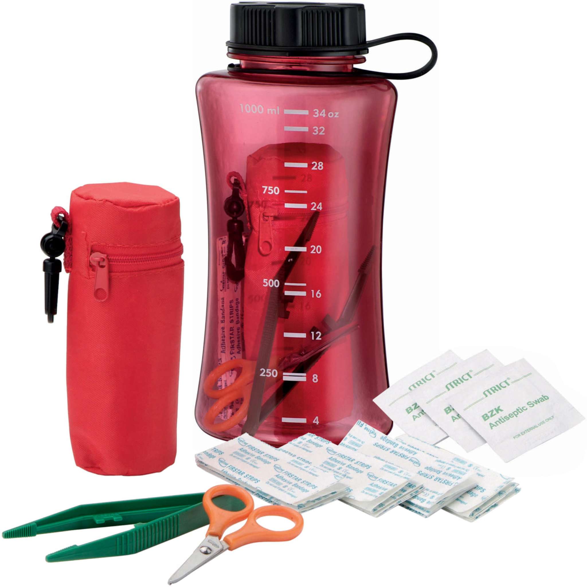 Erste Hilfe Set in Trinkflasche
