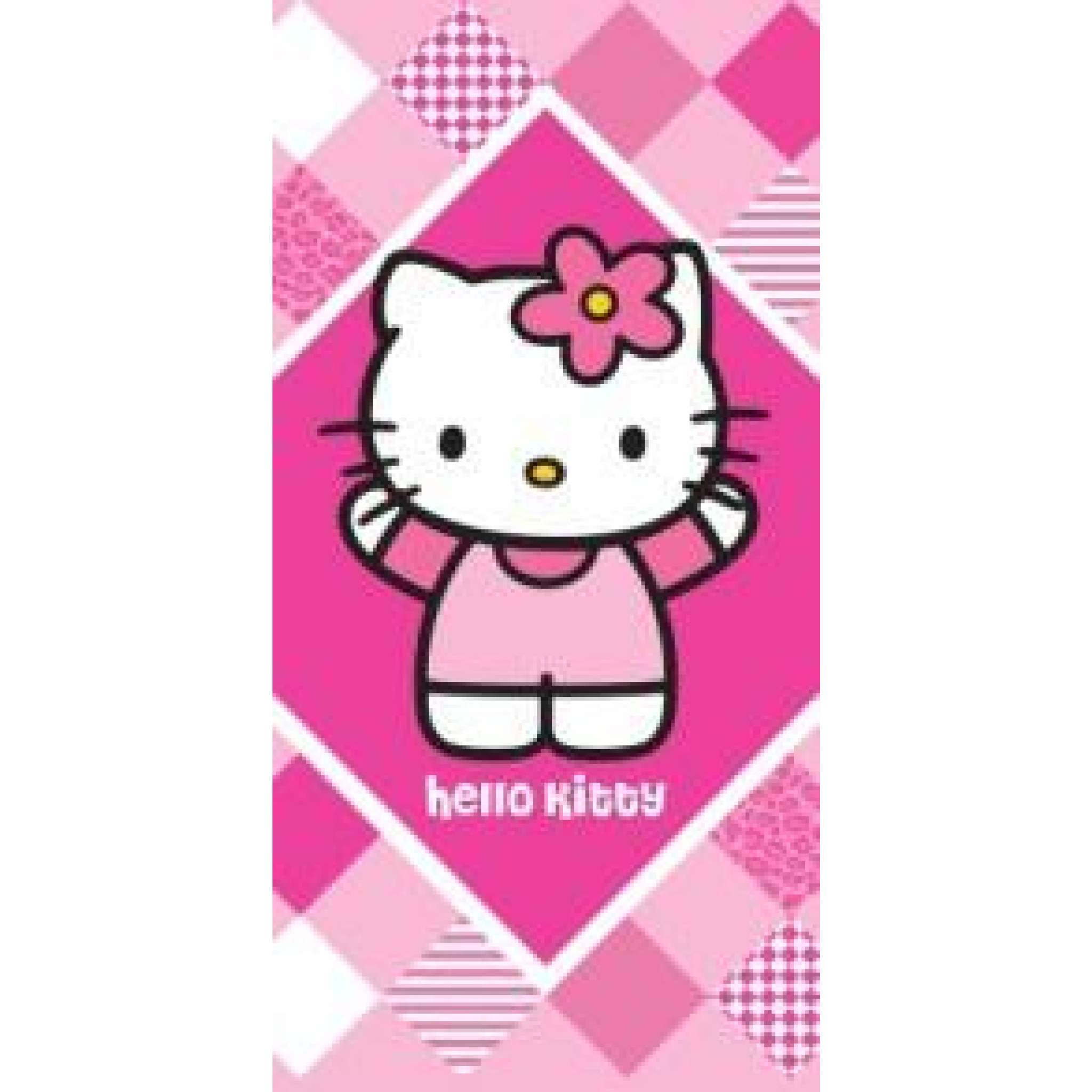Hello Kitty Badehandtuch mit Namen bestickt | nameOn