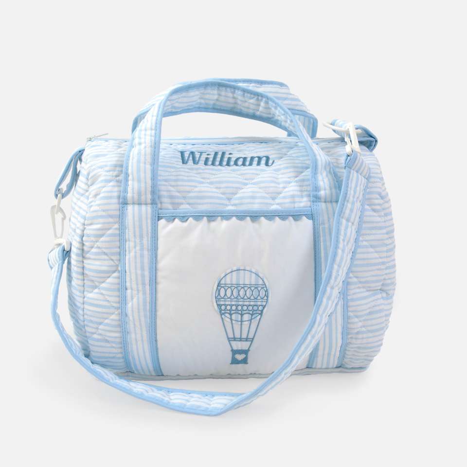 Wickeltasche, Ballon Blue