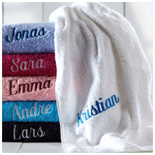 Handtuch mit Namen | Geschenk mit Namen | Handtuch mit Bestickung